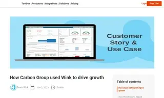 Preview of the Carbon Group Case Study