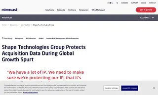 Preview of the SHAPE Technologies Group Case Study