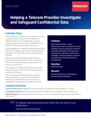 Preview of the Global Telecommunications Organization Case Study