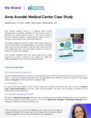 Preview of the Anne Arundel Medical Center Case Study
