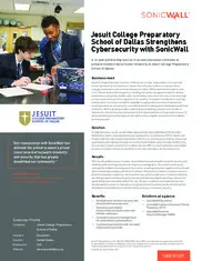 Preview of the Jesuit College Preparatory School of Dallas Case Study