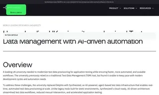 Preview of the Leading UK University Case Study