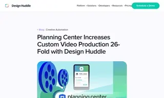Preview of the Planning Center Case Study