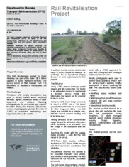 Preview of the Department of Planning, Transport, and Infrastructure Case Study