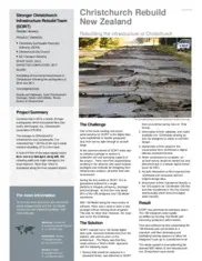 Preview of the Stronger Christchurch Infrastructure Rebuild Team (SCIRT) Case Study