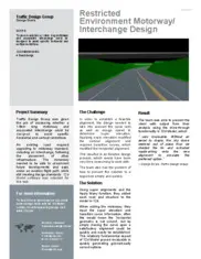 Preview of the Traffic Design Group Case Study