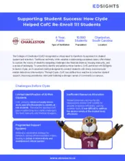 Preview of the College of Charleston Case Study