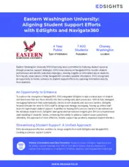 Preview of the Eastern Washington University Case Study