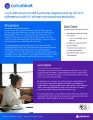 Preview of the Local UK Government Authority Case Study