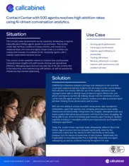 Preview of the Large Contact Center Case Study