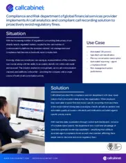 Preview of the Global Financial Services Provider Case Study