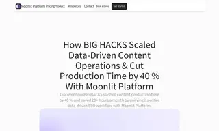 Preview of the BIG HACKS Case Study