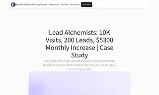 Preview of the Lead Alchemist Case Study