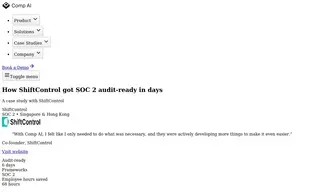 Preview of the ShiftControl Case Study