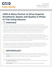 Preview of the Sitero Case Study