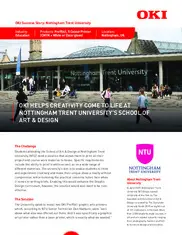 Preview of the Nottingham Trent University Case Study