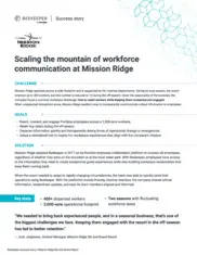 Preview of the Mission Ridge Ski and Board Resort Case Study