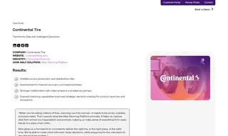 Preview of the Continental Tire Case Study