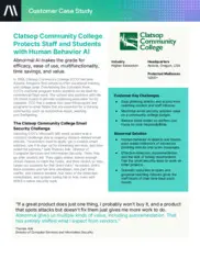 Preview of the Clatsop Community College Case Study