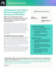 Preview of the JB Poindexter & Co Case Study