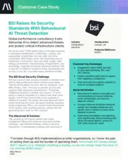 Preview of the BSI Case Study