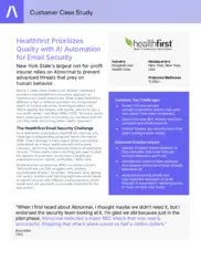 Preview of the Healthfirst Case Study
