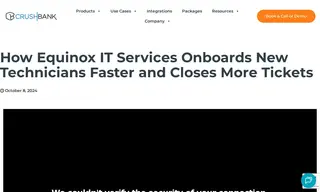 Preview of the Equinox IT Services Case Study