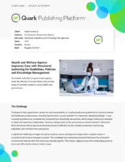 Preview of the Health and Welfare Agency Case Study