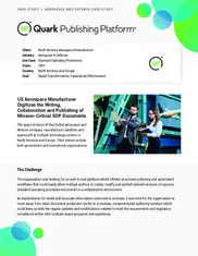 Preview of the US Aerospace Manufacturer Case Study