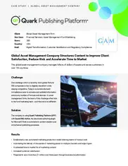 Preview of the Global Asset Management Company Case Study