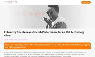 Preview of the Leading Speech Recognition Technology Company Case Study