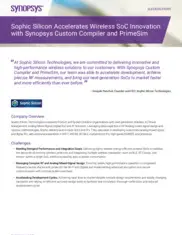 Preview of the Sophic Silicon Case Study