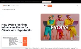 Preview of the Evolve PR and Marketing Case Study