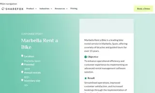 Preview of the Marbella Rent a Bike Case Study