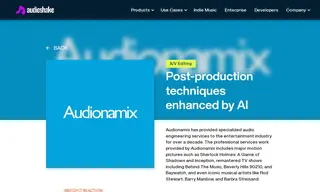 Preview of the Audionamix Case Study