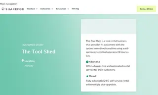 Preview of the The Tool Shed Case Study