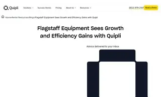 Preview of the Flagstaff Equipment Case Study