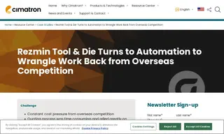 Preview of the Rezmin Tool & Die Case Study