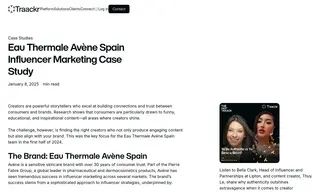Preview of the Eau Thermale Avène Case Study