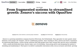 Preview of the Zenovo Case Study