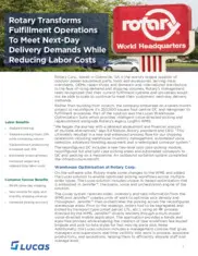Preview of the Rotary Corporation Case Study