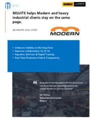 Preview of the Modern Case Study