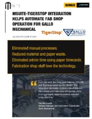 Preview of the Gallo Mechanical Case Study