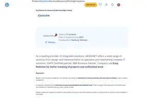 Preview of the AKQUINET Case Study