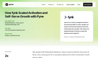 Preview of the fynk Case Study
