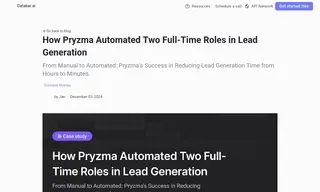 Preview of the Pryzma Case Study