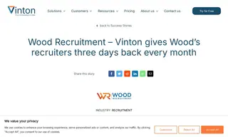 Preview of the Wood Recruitment Case Study