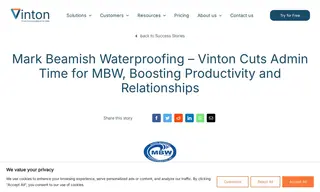 Preview of the Mark Beamish Waterproofing Case Study