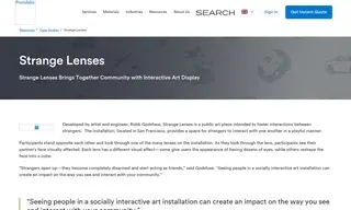 Preview of the Strange Lenses Case Study