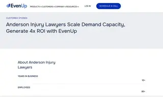 Preview of the Anderson Injury Lawyers Case Study